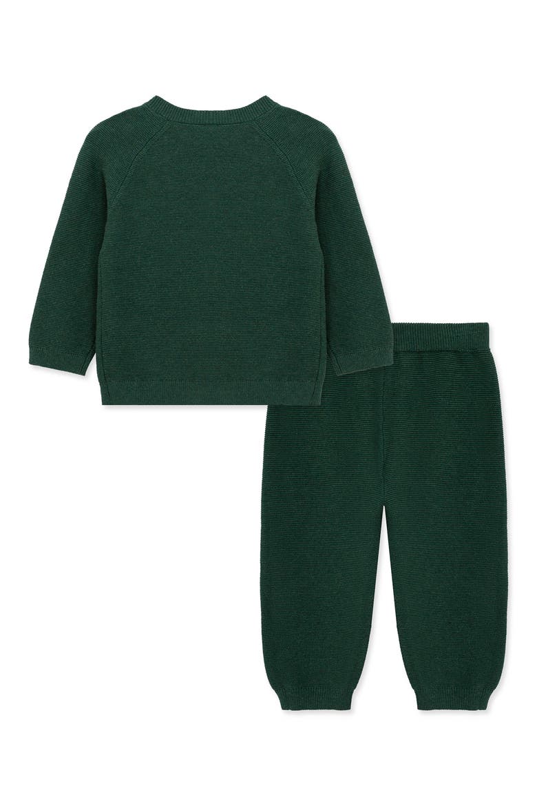 Football Cotton Sweatshirt & Sweatpants Set, Alternate, color, GREEN