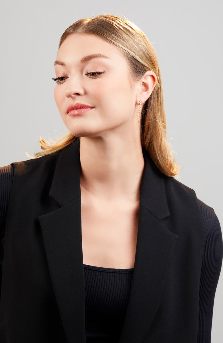 Bony Levy Aviva Diamond 18K Gold Chain Drop Earrings, Alternate, color, 18K Yellow Gold