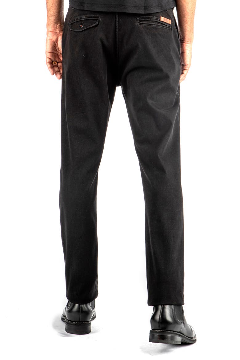 Denit Slim Fit Chinos, Alternate, color, BLACK
