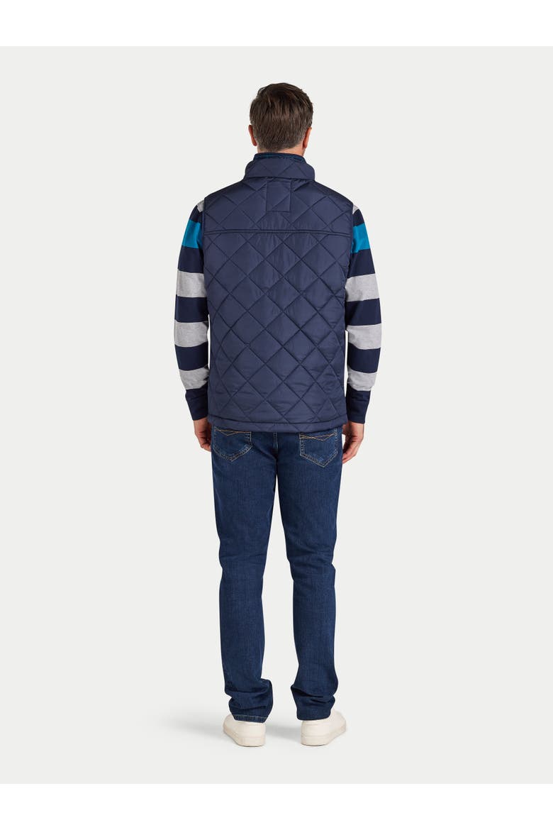 Quilted Gilet, Alternate, color, Navy