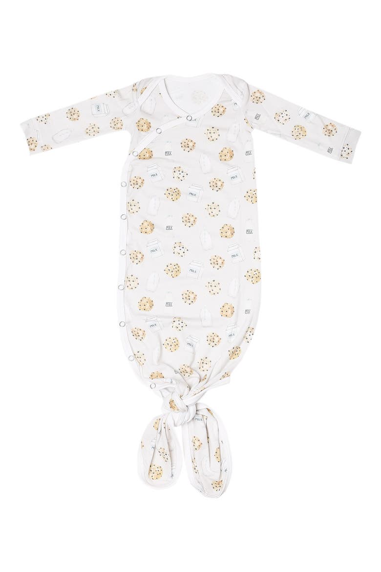 Newborn Knotted Gown, Main, color, CHIP