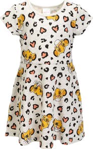 Disney Lion King Simba Short Sleeve Skater Dress