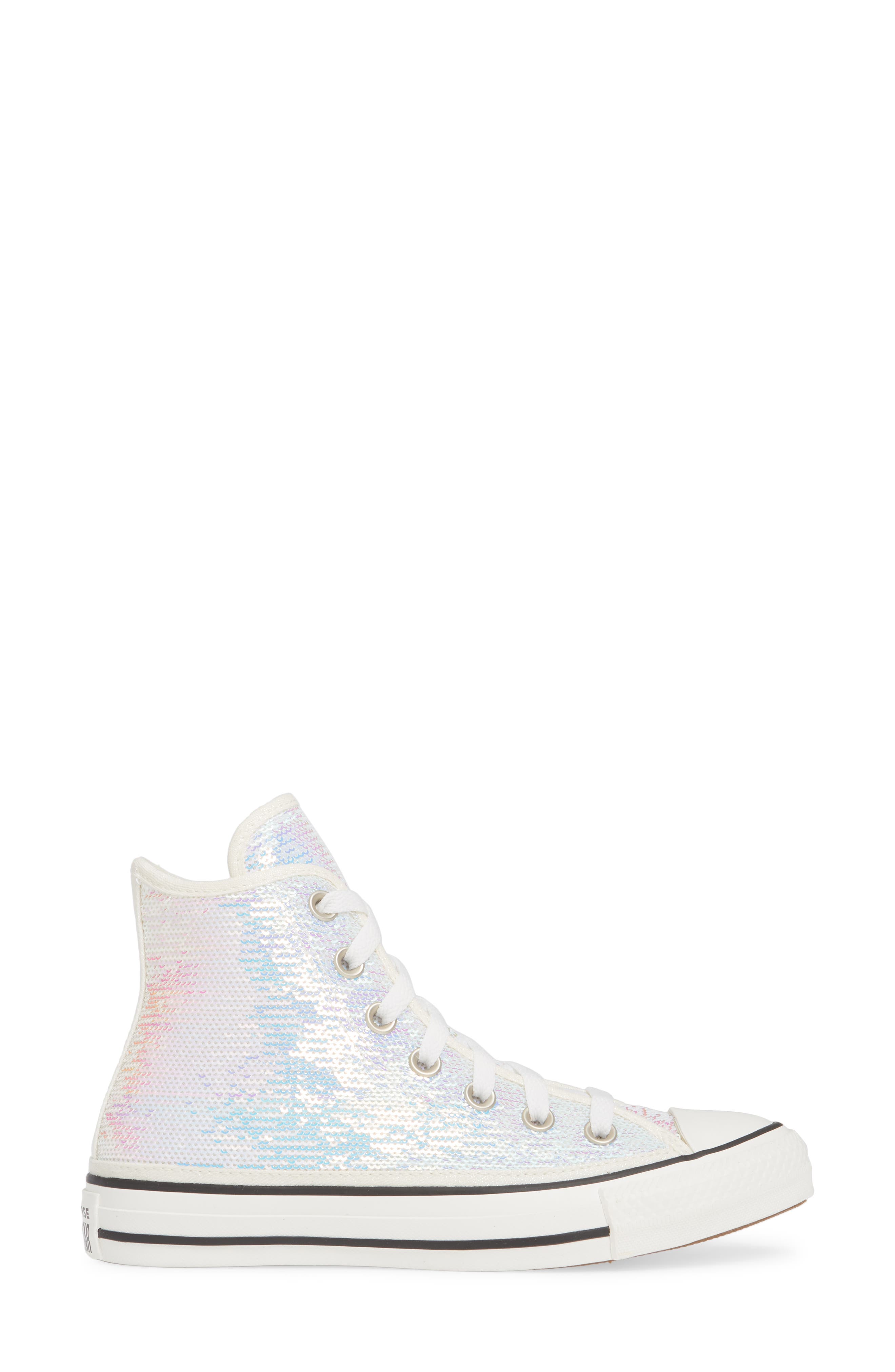 Converse Chuck Taylor<sup>®</sup> All Star<sup>®</sup> Sequin High Top Sneaker, Alternate, color, 