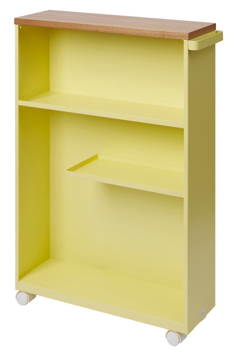 Rolling Storage Cart, Main, color, YELLOW
