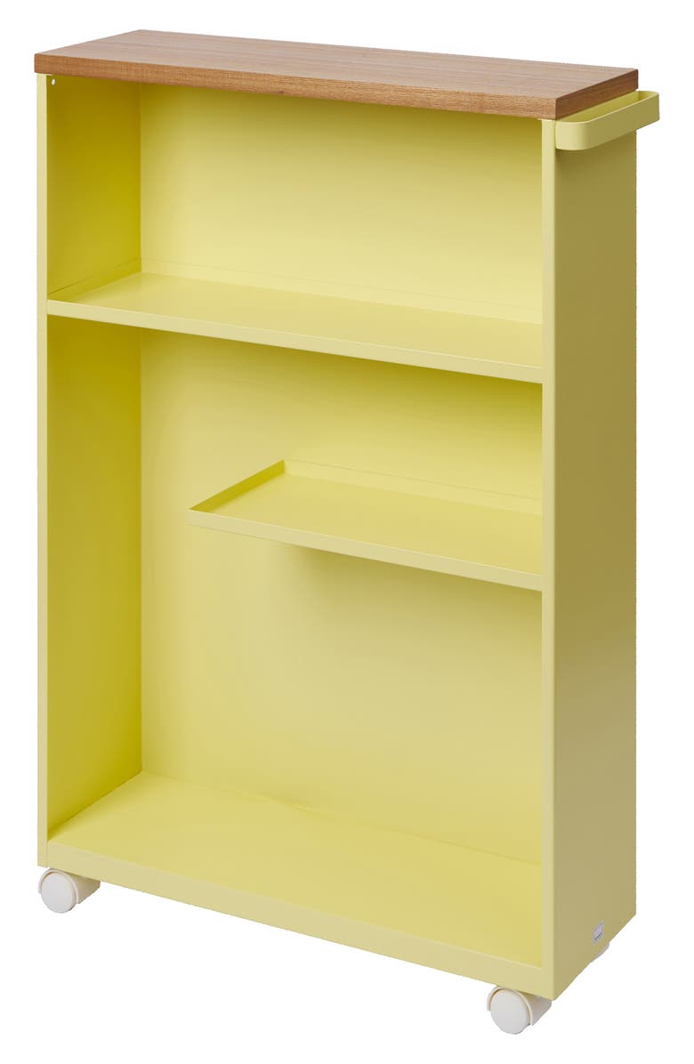 Yamazaki Rolling Storage Cart, Main, color, Yellow