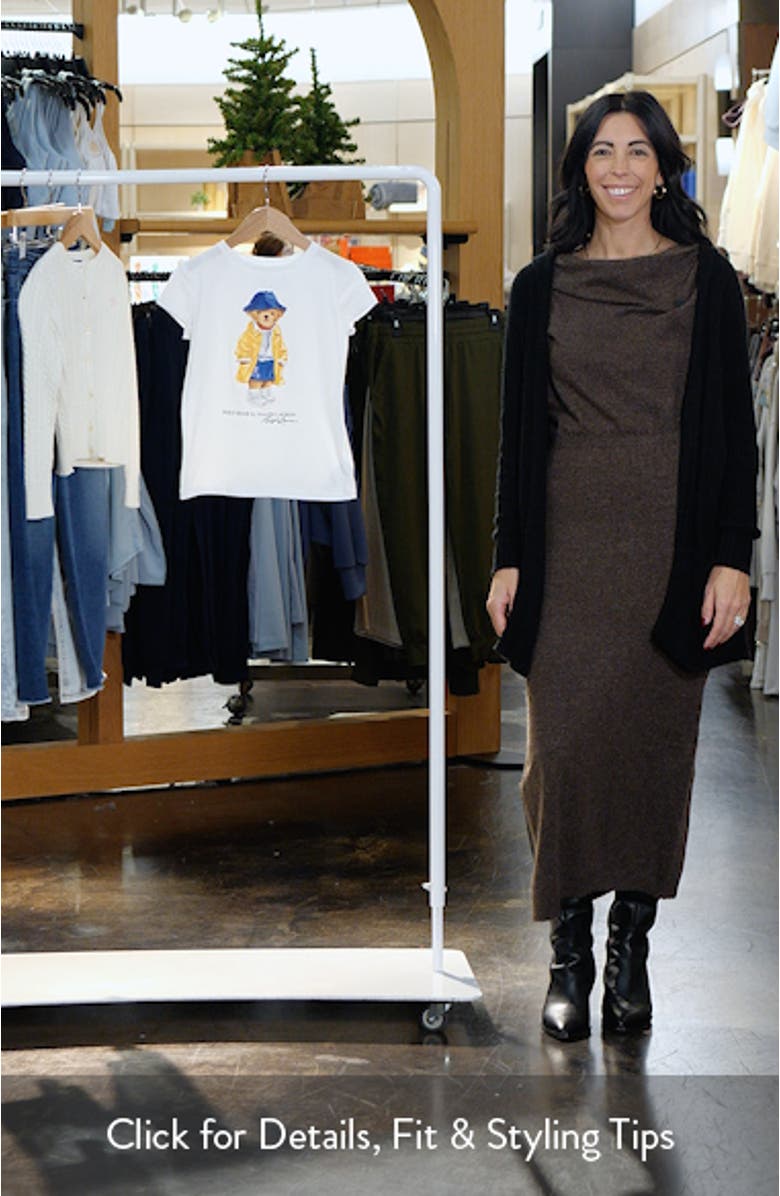 Kids' Sailing Polo Bear Graphic T-Shirt, sales video thumbnail