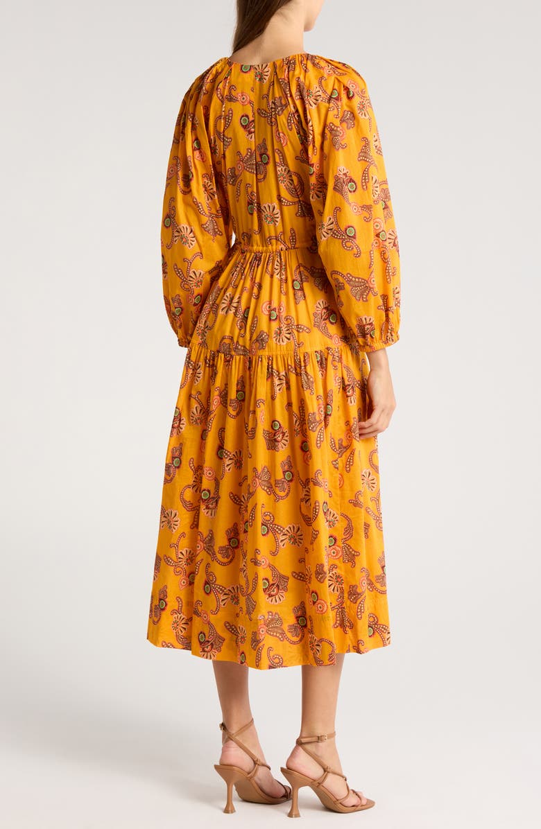 A.L.C. Sayer Long Sleeve Cotton Dress, Alternate, color, 