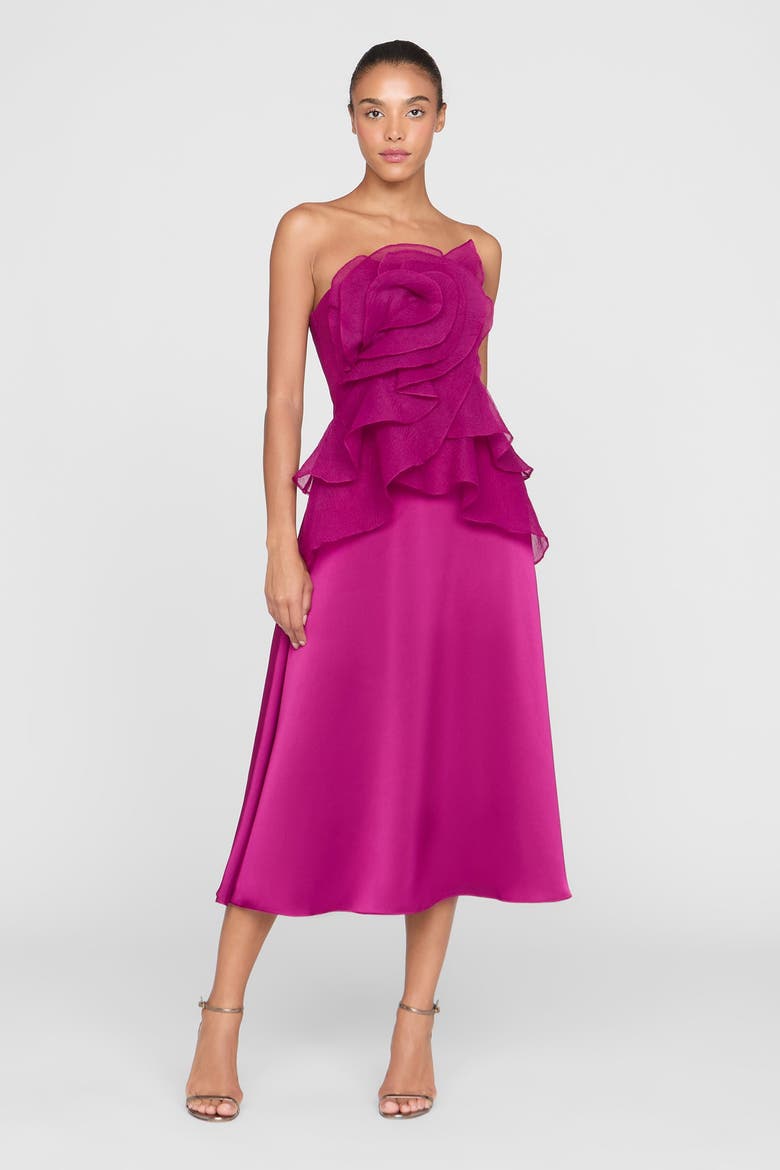 Victoria Draped Rose Cocktail, Alternate, color, Sangria