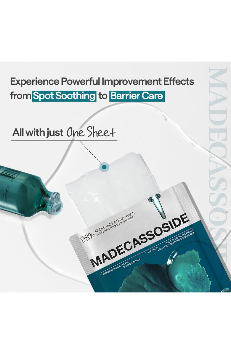 MEDIHEAL <p>4-Pack Madeca Essential Masks</p>, Alternate, color, Turquoise/ Aqua