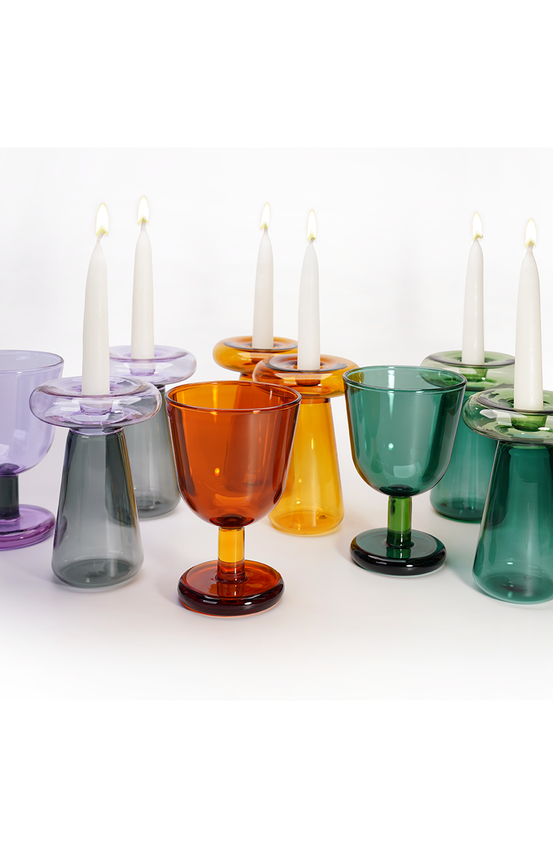 Tchotchke Shabbat Set, Alternate, color, Emerald + Grass