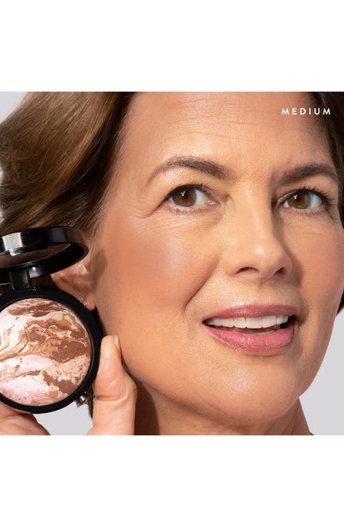 Shop Laura Geller Beauty Baked Bronzer-n-brighten Multipurpose Bronzer In Medium
