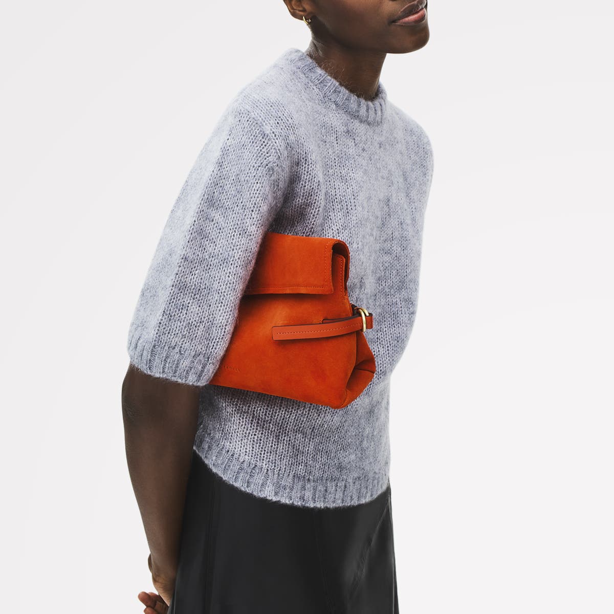 Radley Fleet Street - Suede Medium Flapover Clutch, Alternate, color, 