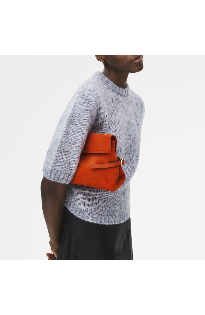 Radley Fleet Street - Suede Medium Flapover Clutch, Alternate, color,