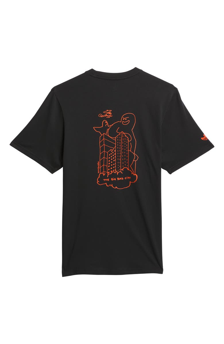 adidas Shmoo Graphic T-Shirt, Alternate, color, Black