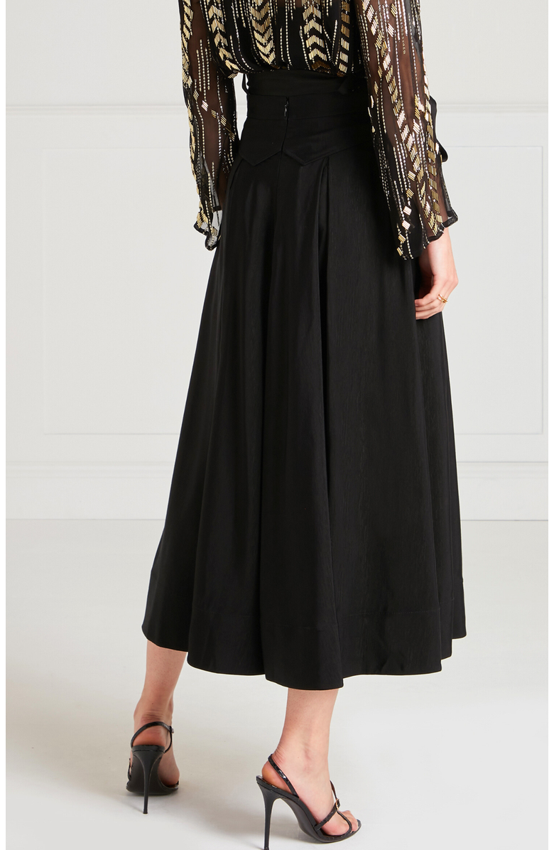 Temperley London Elodie Skirt, Alternate, color, Black
