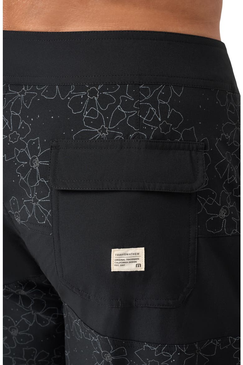 Just My Type Board Shorts, Alternate, color, BLACK