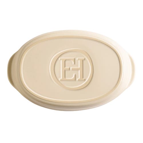 Emile Henry Ultime Oval Medium Baking Dish In Clay