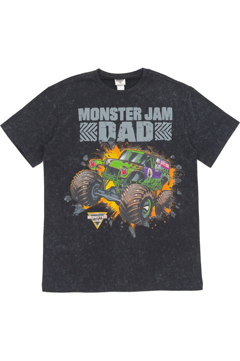 Grave Digger Short Sleeve Tee, Main, color, Grave Digger Dad Black