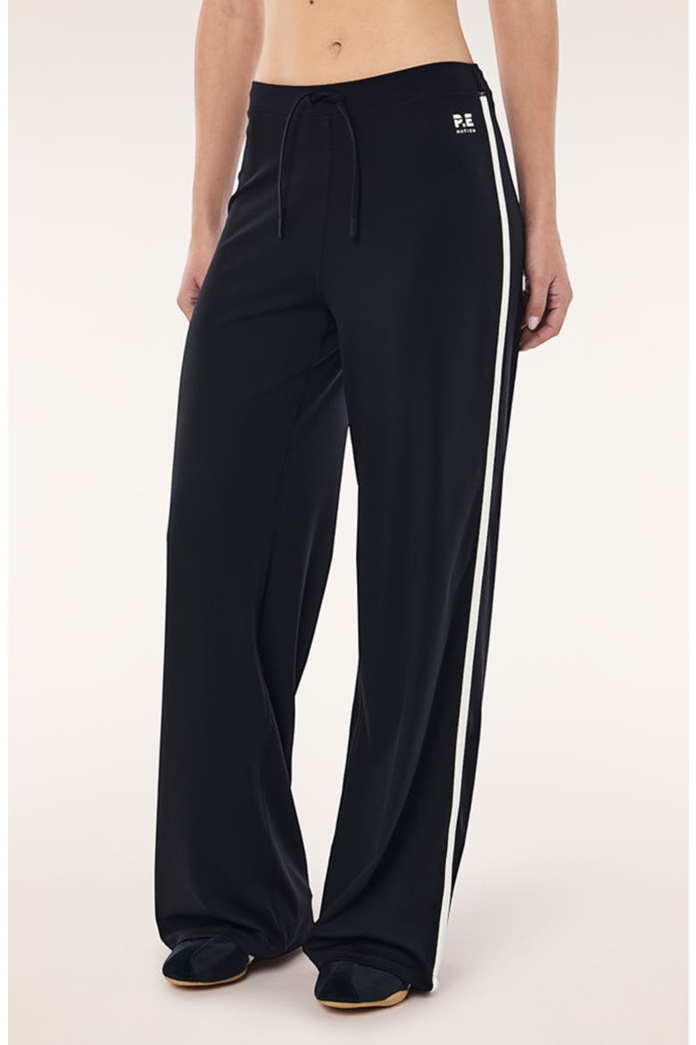 Cascade Wide Leg Leggings, Main, color, BLACK/WHISPER WHITE