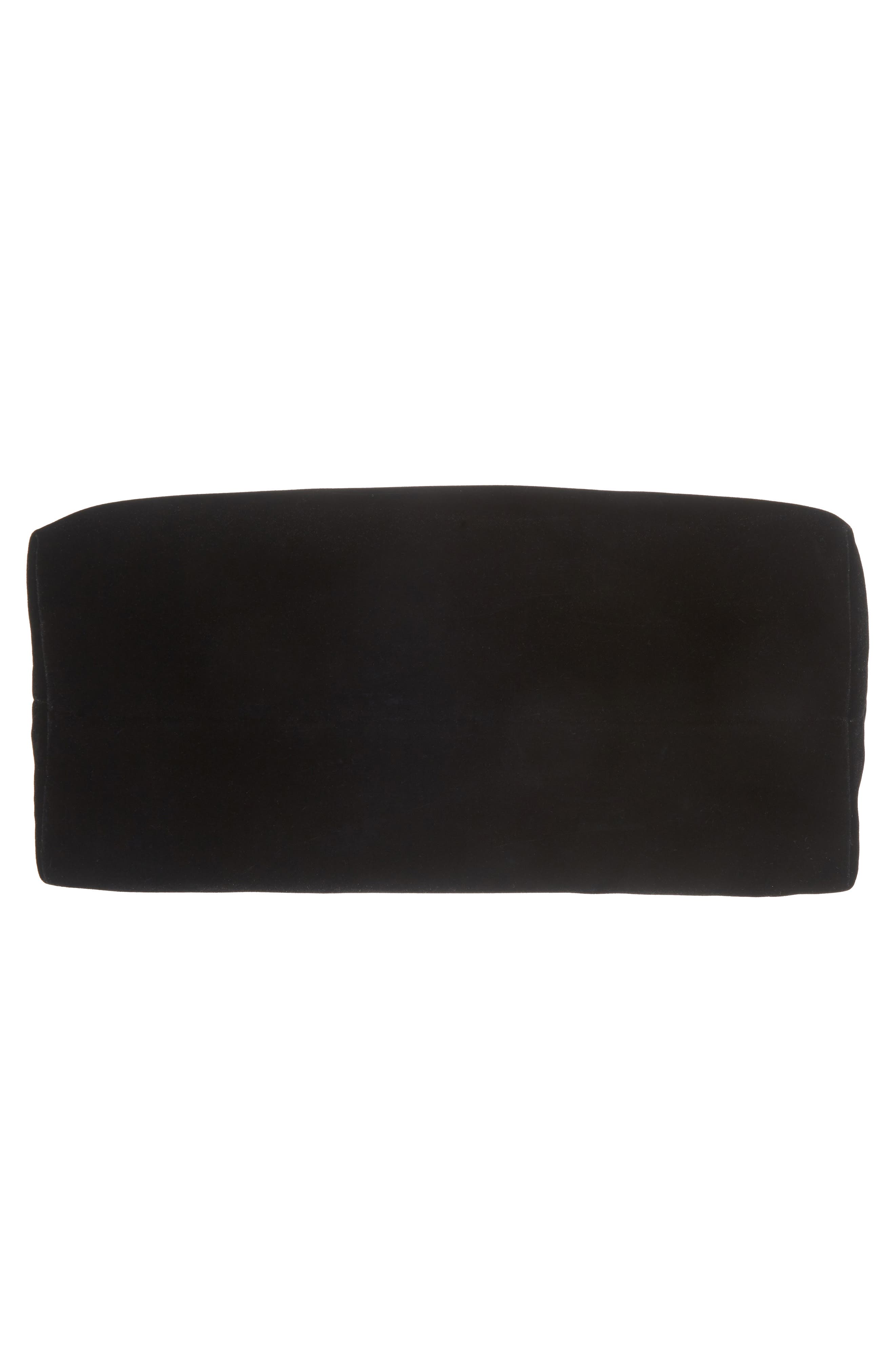 Ted Baker London Cena Bow Velvet Clutch, Alternate, color, 