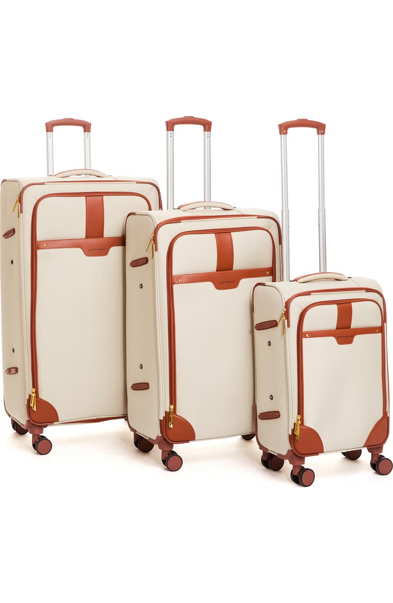 Lucky Brand Mason 3-Piece Luggage Set, Main, color, Khaki