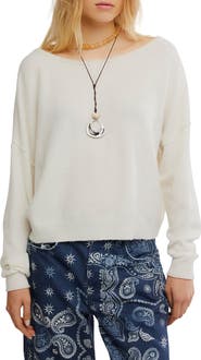 Free People See Me Bateau Neck Sweater