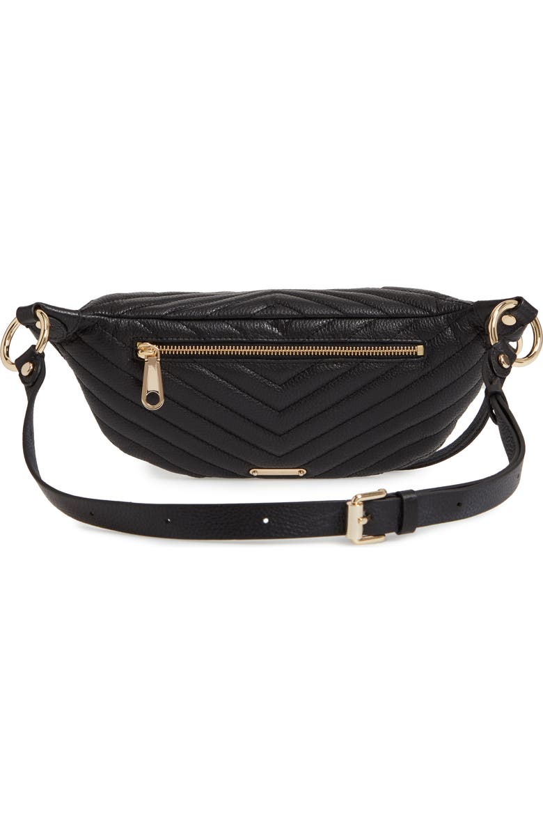 Rebecca Minkoff Edie Leather Belt Bag, Alternate, color,