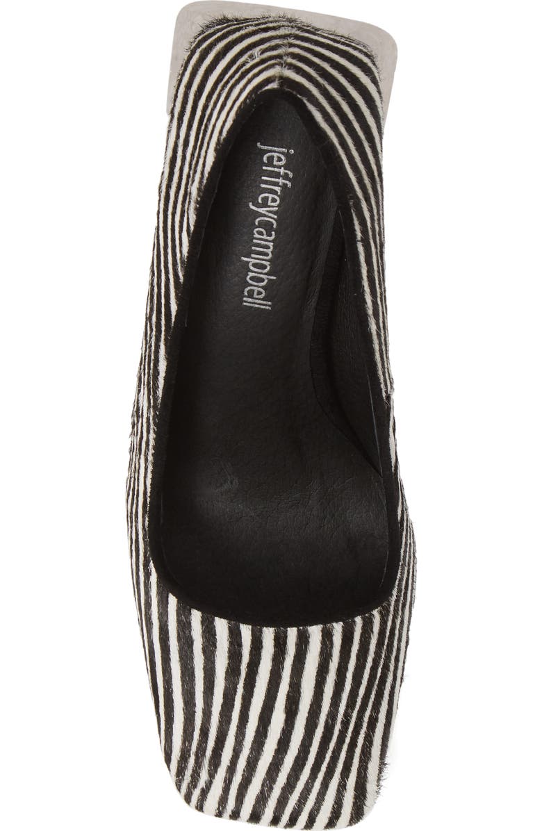 Jeffrey Campbell Graff Clear Heel Pump, Alternate, color,