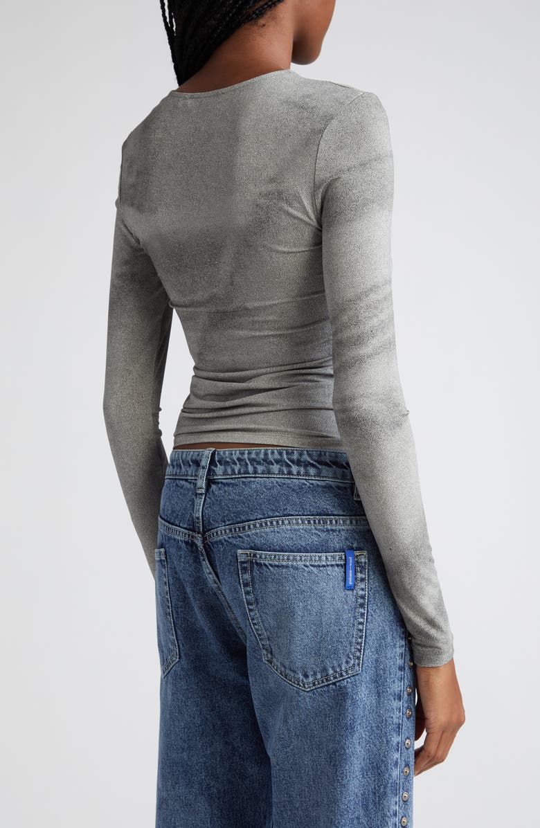 Paloma Wool Arcangel Semisheer Long Sleeve Top, Alternate, color, 