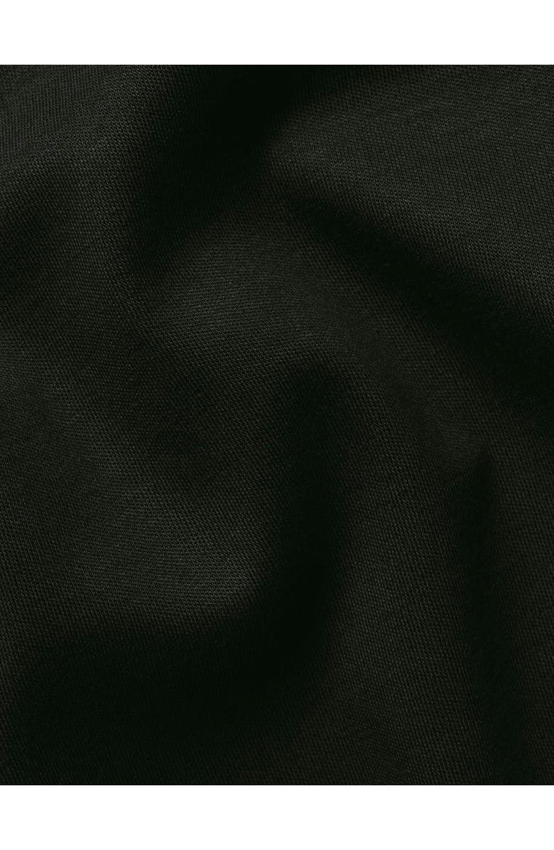 Charles Tyrwhitt Long Sleeve Jersey Polo, Alternate, color, Black