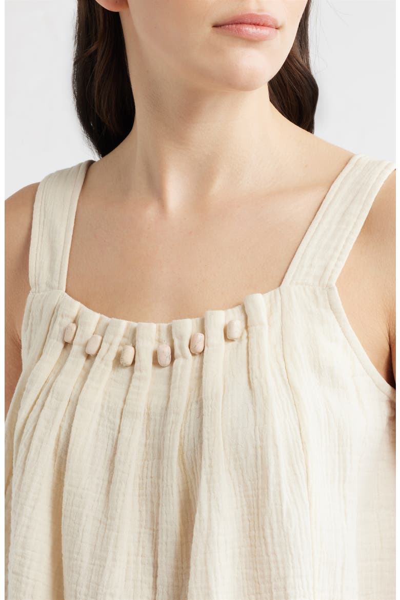 Beaded Sleeveless Top, Alternate, color, PEARL