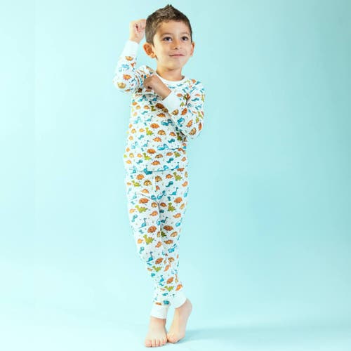 Norani Kids Organic Two-piece Pajama Set In Dinosaurs