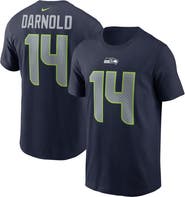 Nike Men's  Nike Sam Darnold College Navy Seattle Seahawks Name & Number T-Shirt