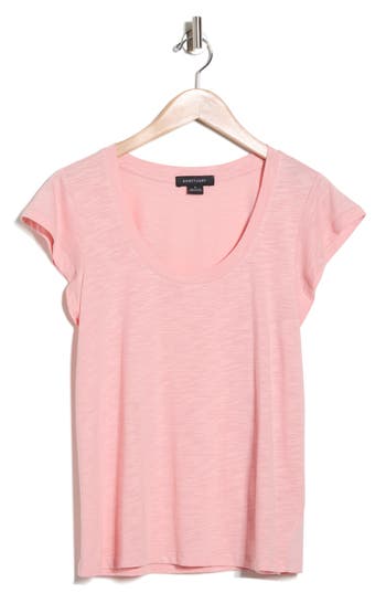 Sanctuary West Side Scoop Neck T-shirt In Pink