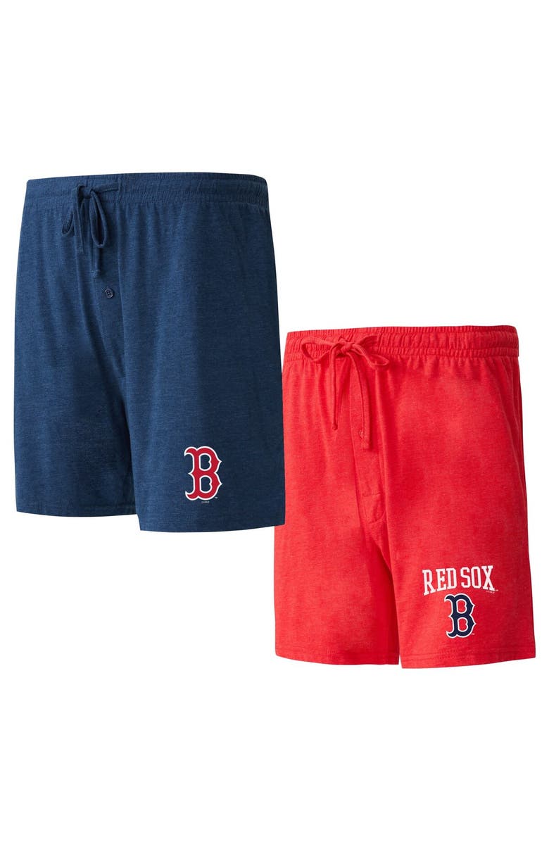 CONCEPTS SPORT Men's Concepts Sport Navy/Red Boston Red Sox Two-Pack Meter Sleep Shorts, Alternate, color, 