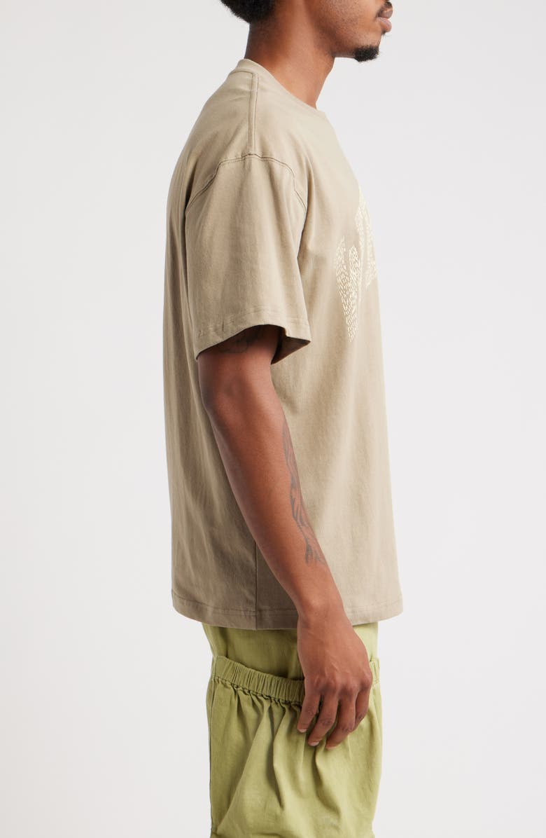 HONOR THE GIFT Why Not Oversize Cotton T-Shirt, Alternate, color, Taupe