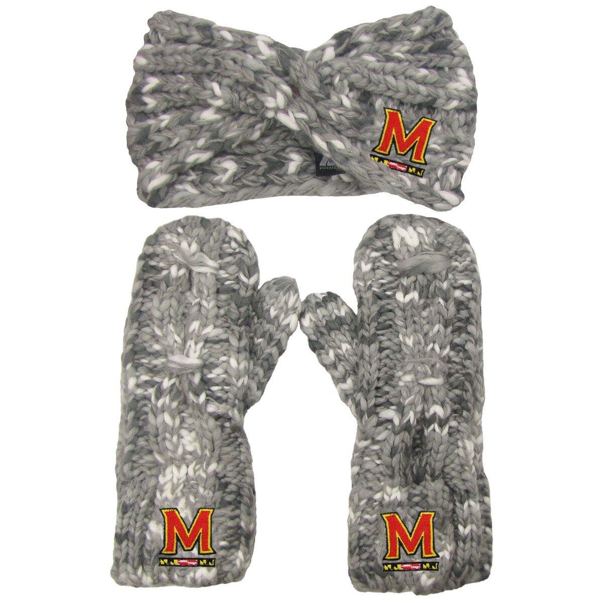 ZOOZATZ Women's ZooZatz Maryland Terrapins Logo Marled Headband and ...