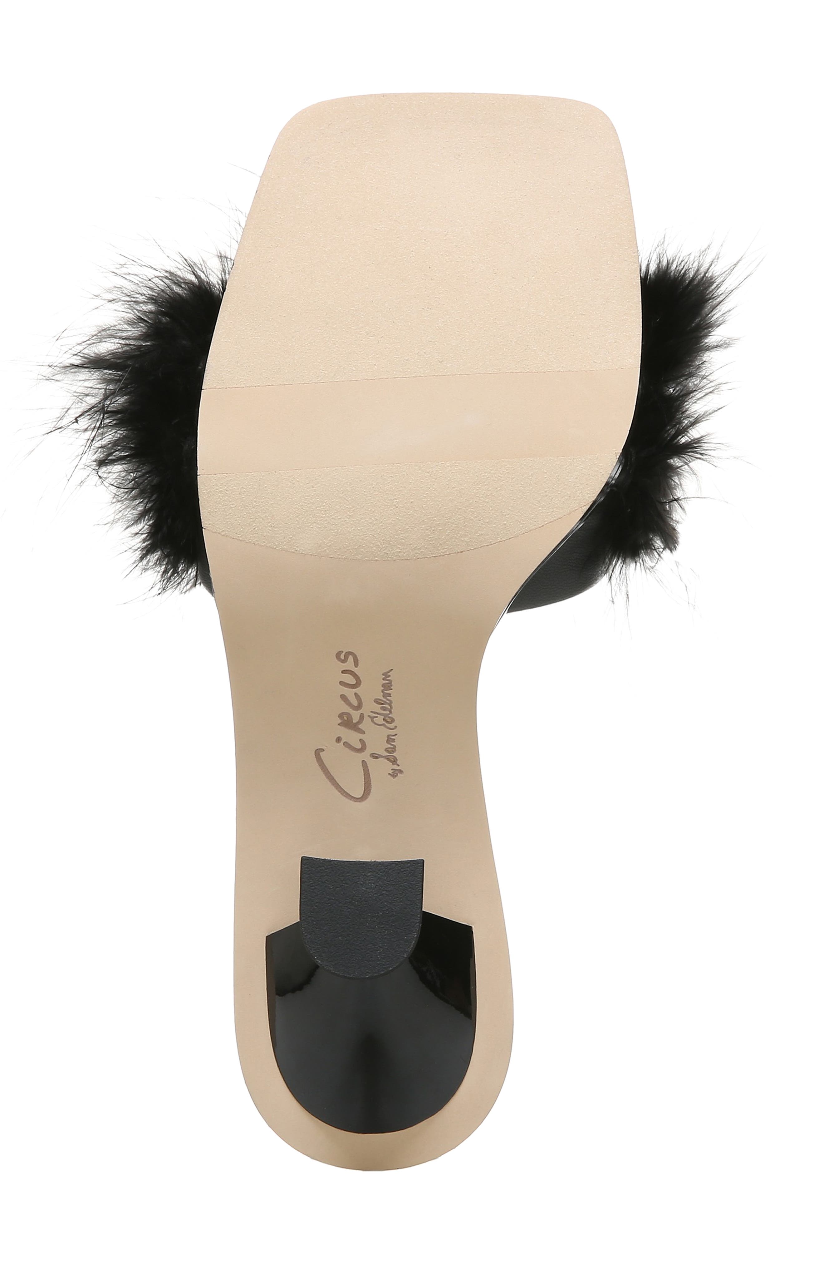 Circus NY by Sam Edelman Florence Feather Slide Sandal, Alternate, color, 