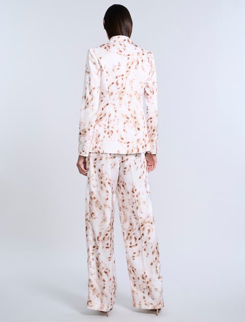 Bcbg Single Breasted Animal Print' In White