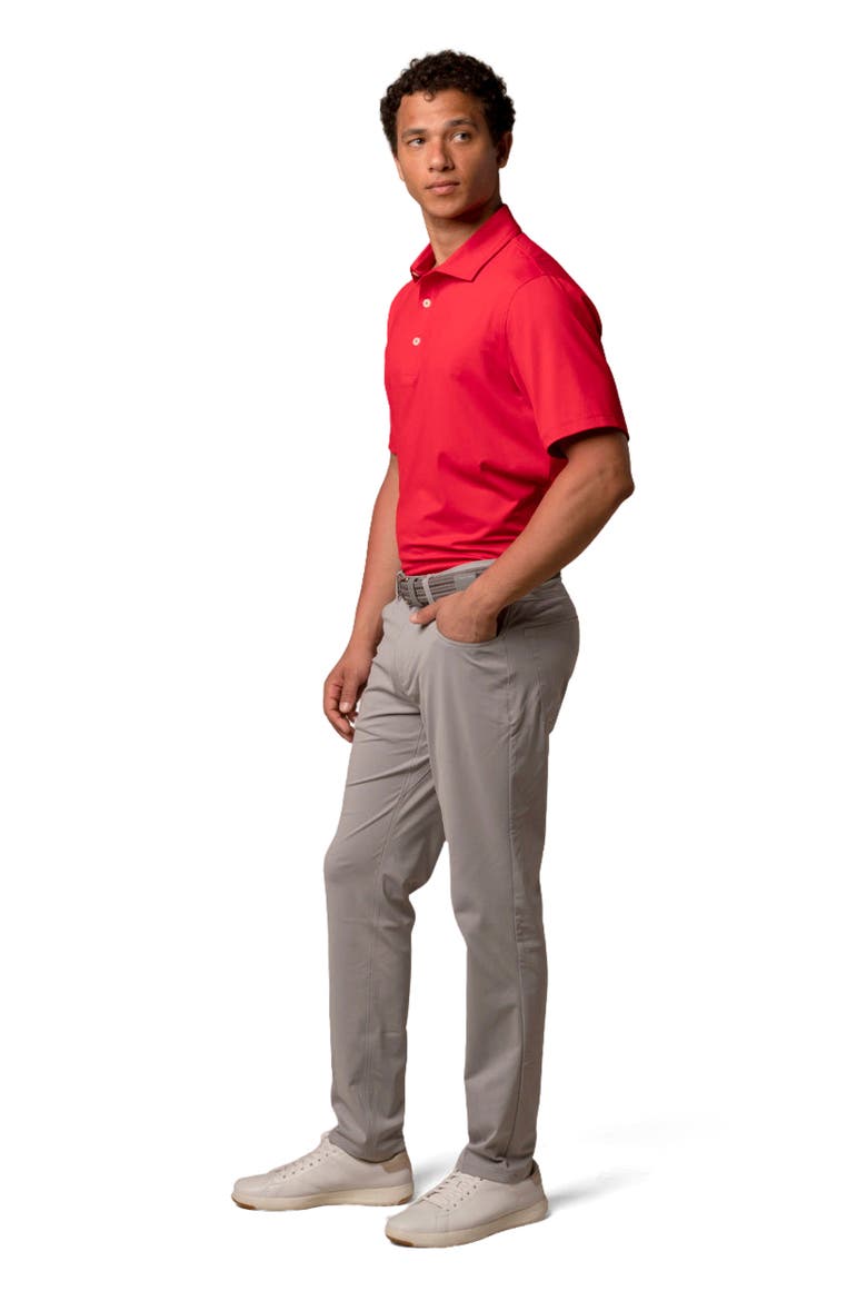 Encinitas Polo, Alternate, color, Core Red