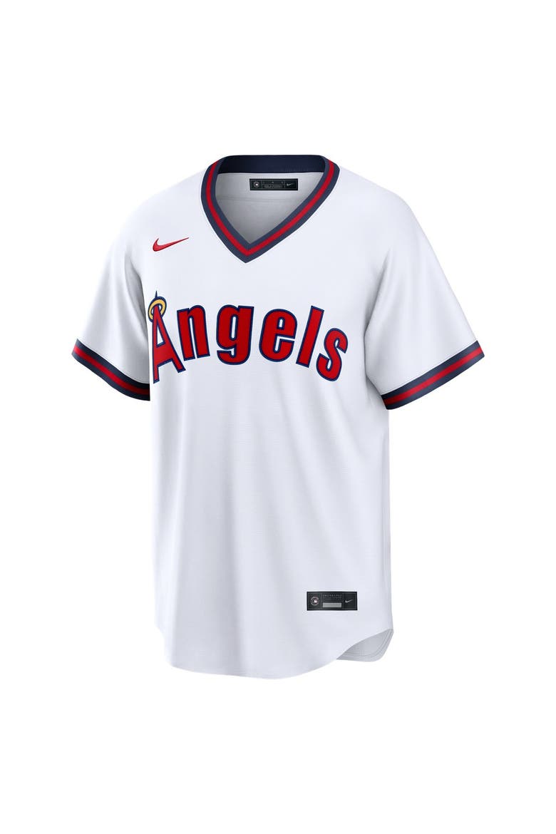 Men's Nike Mike Trout White Los Angeles Angels Alternate Replica Jersey, Alternate, color, White