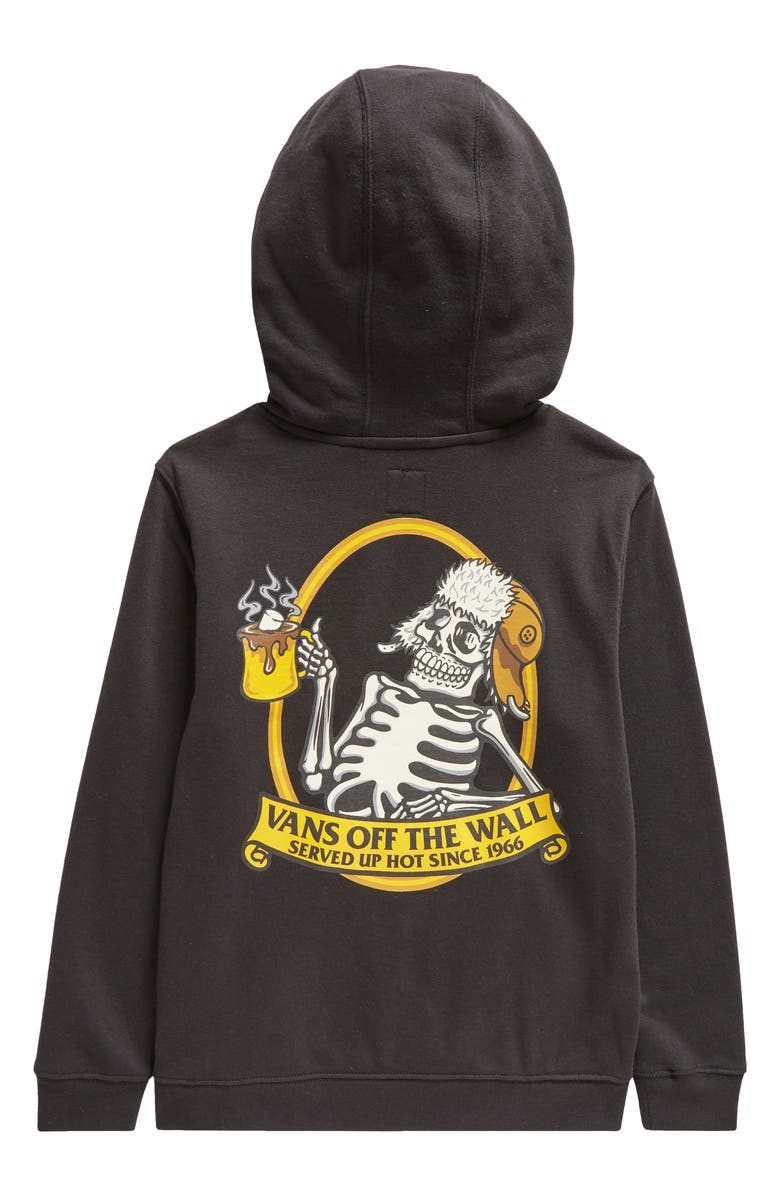 Vans Kids' Skull Graphic Hoodie, Alternate, color,