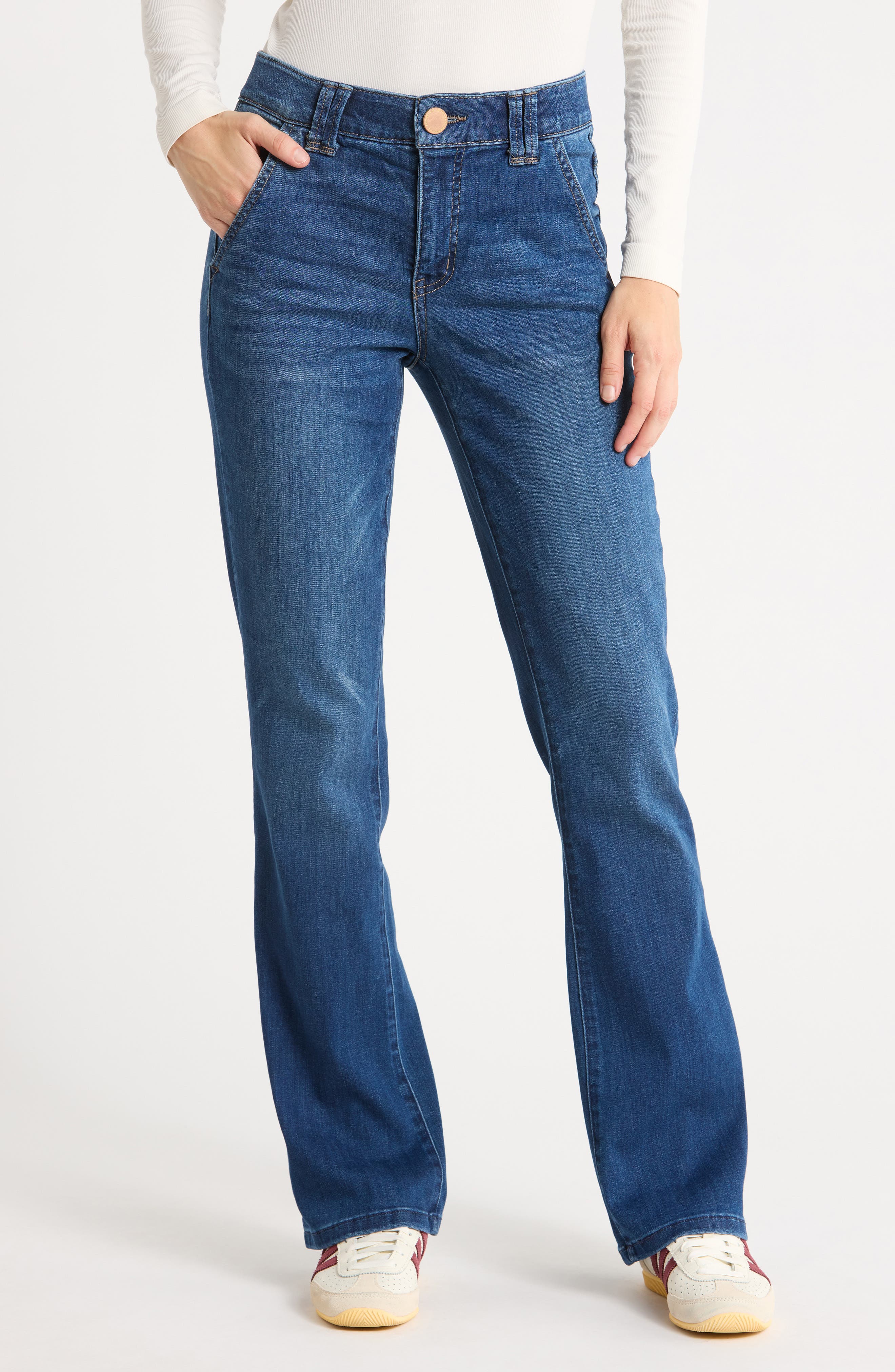 Itty Bitty Flare Leg Jeans