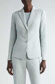 Akris Lavino Cotton & Silk Blend Double Face Jacket