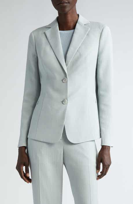 Lavino Cotton & Silk Blend Double Face Jacket