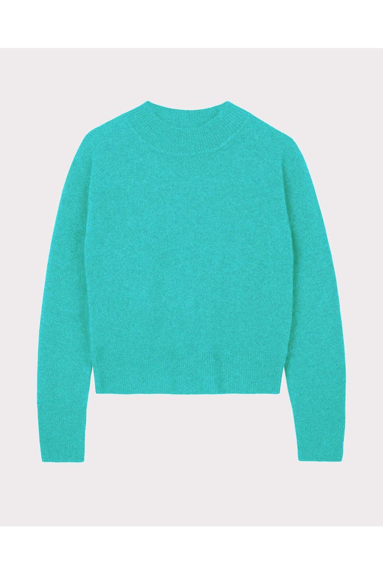 Tina Merino Sweater, Alternate, color, Aquamarine