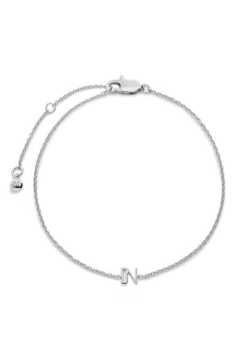 Initial Pendant Bracelet
