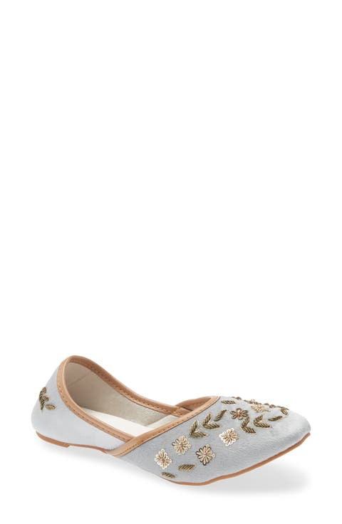 Nawal Embroidered Flat (Women)