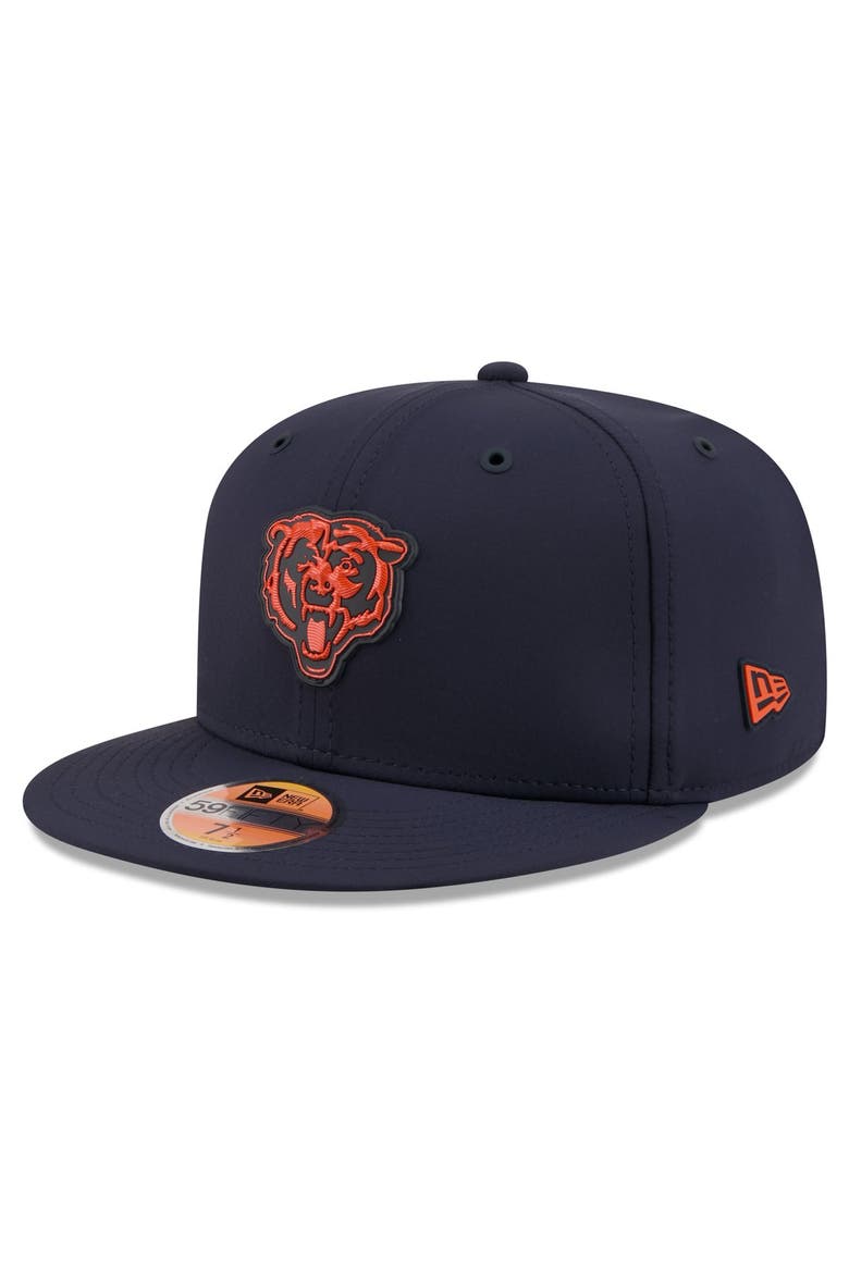 Men's New Era Navy Chicago Bears 2026 Sideline 59FIFTY Fitted Hat, Main, color, Navy