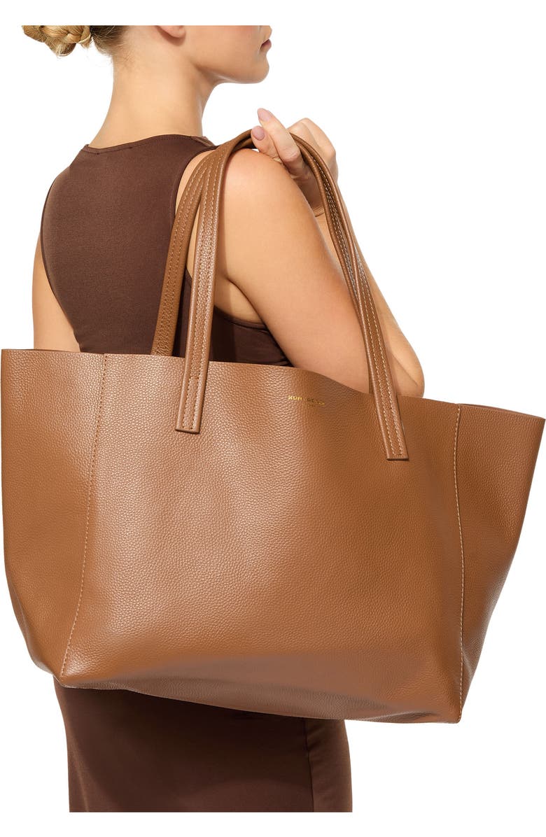 Kurt Geiger London Violet Leather Hobo Bag, Alternate, color, Light/ Pastel Brown